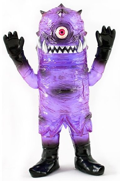 Helper T9G ver. - Clear Purple figure by T9G X Tim Biskup, produced by Intheyellow. Front view.