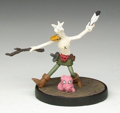 Herbert figure by Lewis Trondheim, produced by Hazgaard. Front view.