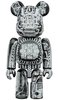 H.R.GIGER BLACK CHROME Ver. BE@RBRICK 100%