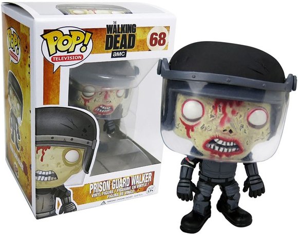POP! Television - Prison Guard Walker figure by Funko, produced by Funko. Packaging.