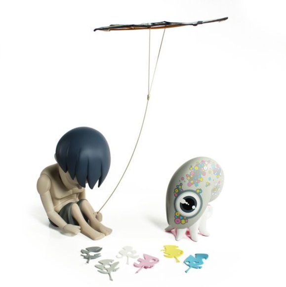 Casting Shadows - Loser Signature Edition figure by Mark Landwehr, produced by Coarsetoys. Front view.