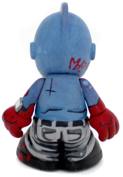 Infected Bot #1 figure by Mostly Harmless. Back view.