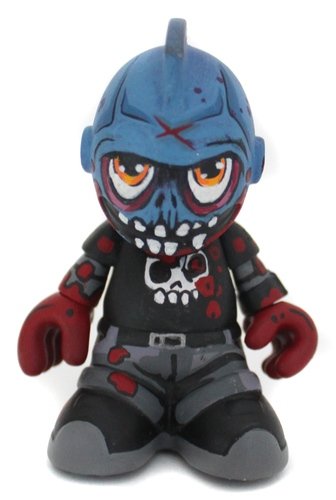 Infected Bot #1 figure by Mostly Harmless. Front view.