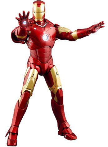 Iron Man Mark 3 figure by Hot Toys, produced by Hot Toys. Front view.