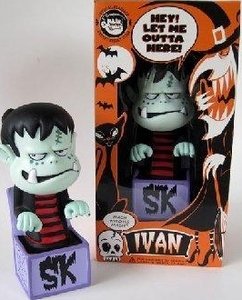 Ivan figure, produced by Flapjack Toys. Packaging.