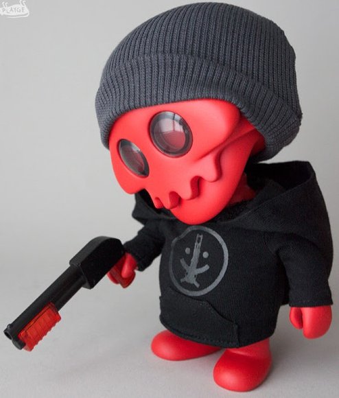 Jack S004 [REDJACK] - SDCC 2014 figure by Ferg, produced by Playge. Front view.