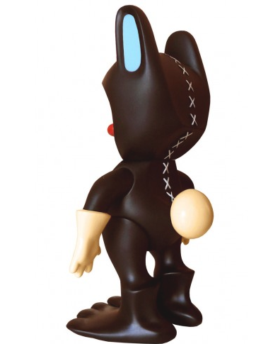 Jacked Rabbit figure by Robert Curet, produced by Xone Industries. Back view.