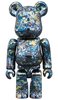 Jackson Pollock Studio CHROME Ver. BE@RBRICK 100％