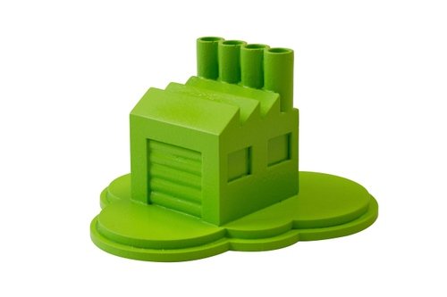 Jam Factory figure by Gavin Strange, produced by Creo Design. Front view.