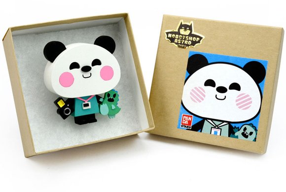 Jerry Pandazoku Wooden Toy - ToyCon Exclusive figure by Tado. Packaging.