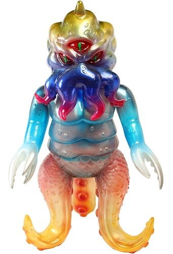 Kaiju TriPus - SDCC 2010 figure by Mark Nagata, produced by Max Toy Co.. Front view.
