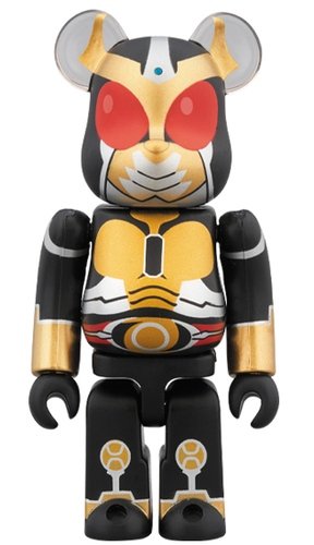 Kamen Rider Agito - Masked Rider Agito BE@RBRICK 100% figure, produced by Medicom Toy. Front view.