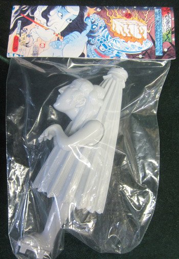 Karakasa Tattoo Man - Prototype Ver. Blue figure by Three Tides Tatoo Hirakawa Hiroshi, produced by Secret Base. Packaging.