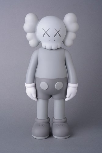 KAWS Companion Grey (Open Edition) figure by Kaws, produced by Medicom. Front view.