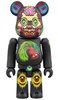 Keiichi Tanaami Black BE@RBRICK 100%