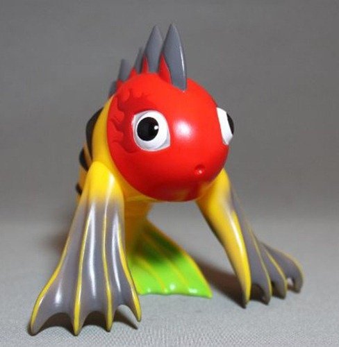 Kibunadon Fish Kaiju figure by Teresa Chiba, produced by Max Toy Co.. Front view.
