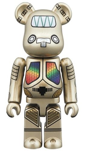 King Joe BE@RBRICK 100% figure, produced by Medicom Toy. Front view.