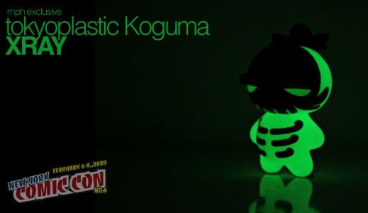 Koguma (X-Ray) figure by Tokyoplastic, produced by Mphlabs. Front view.