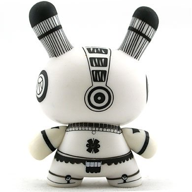 Petatero figure by Kraken, produced by Kidrobot. Back view.