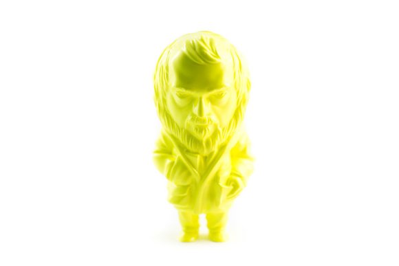 KUBREY, a resin tribute. FLUO figure by Codec Zombie (Alessandro Randi), produced by Codeczombie. Detail view.