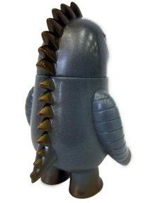 Leroy C. - Pearl Grey figure by Invisible Creature, produced by Super7. Back view.