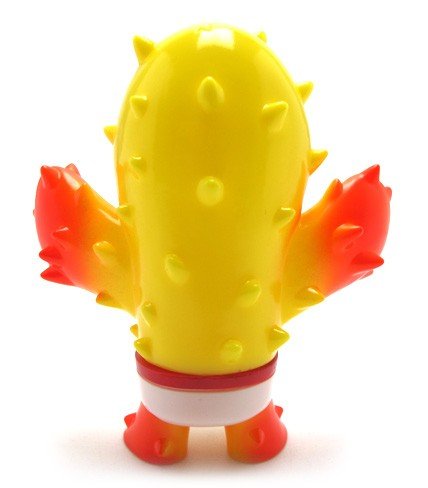 Little Prick - Sunburnt Yellow  figure by Brian Flynn, produced by Super7. Back view.