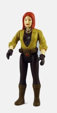 Liz Sherman figure by Super7, produced by Funko. Front view.