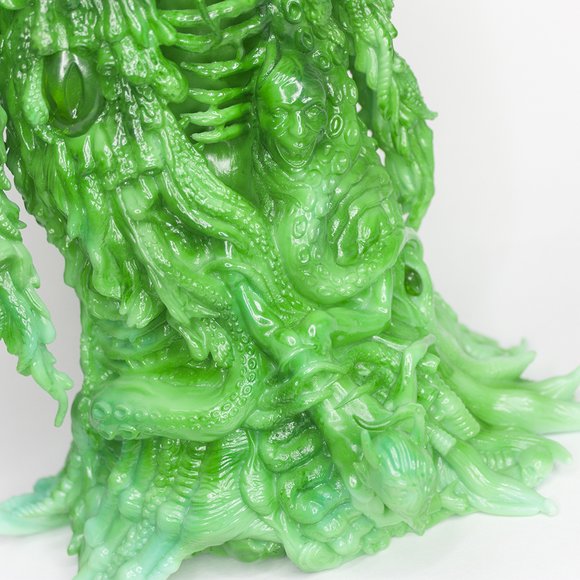 Lolgolth Gnazgoroth - HK Commemorative Jade Edition figure by Skinner, produced by Unbox Industries. Detail view.