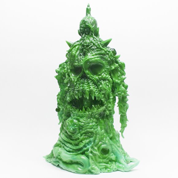 Lolgolth Gnazgoroth - HK Commemorative Jade Edition figure by Skinner, produced by Unbox Industries. Back view.