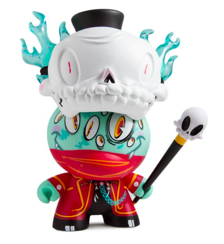 Lord Strange figure by Brandt Peters, produced by Kidrobot. Front view.