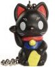 Lucky Cat Keychain - Black