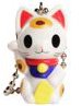 Lucky Cat Keychain - Orange