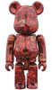 M / mika ninagawa LEATHER ROSE BE@RBRICK 100%