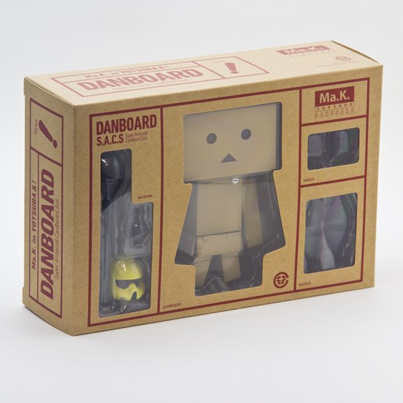 Ma.K.DANBOARD #003 BANANA BOX figure by Enoki Tomohide, produced by Kaiyodo. Packaging.