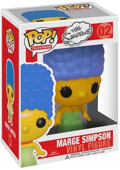 POP! Television - Marge Simpson figure by Matt Groening, produced by Funko. Packaging.