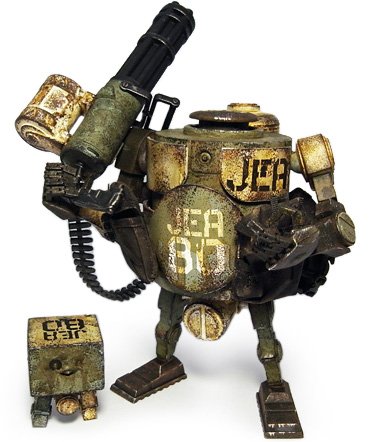 Marine JEA Bramble Mk 2 figure by Ashley Wood, produced by Threea. Front view.