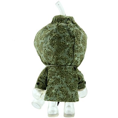 Invisible Mask Bud figure by Jamungo, produced by Jamungo. Back view.