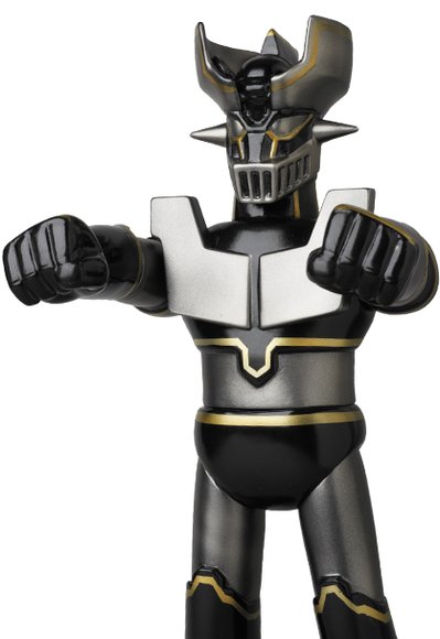 Mazinger Z (Original Edition Black version) figure by Go Nagai - Dynamic Planning, produced by Medicom Toy. Detail view.