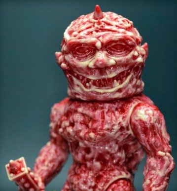 Meaty Marble ZUG Troll figure by Lash, produced by Lulubell Toys. Front view.