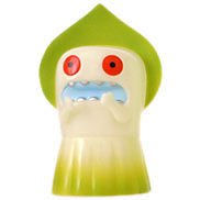 Flatwoods Monster - Green Monster Type figure by David Horvath, produced by Wonderwall. Front view.