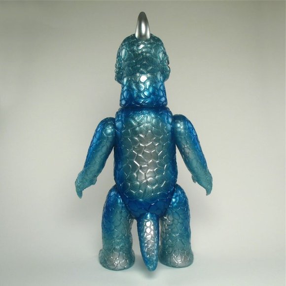 Miborah - Metallic Light Blue, Blue, Silver figure by Kiyoka Ikeda. Back view.
