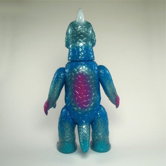 Miborah - Metallic Light Blue, Light Blue, Magenta figure by Kiyoka Ikeda. Back view.