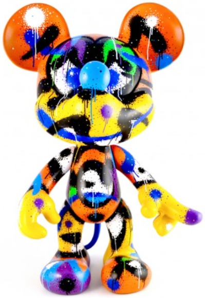 Mickey figure by Mist, produced by Artoyz Originals. Front view.