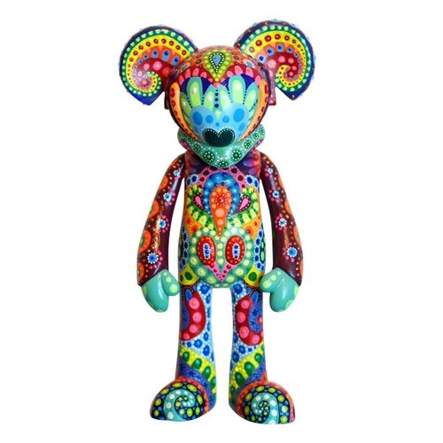 Mickiv Custom figure by Marie-Pascale Gautheron, produced by Visual Ark. Front view.