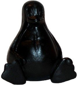 Mini Gwim - Midnight figure, produced by October Toys. Front view.