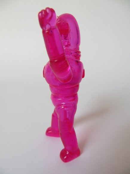 Mini Mad Baron - Clear Pink figure by Zollmen, produced by Zollmen. Side view.