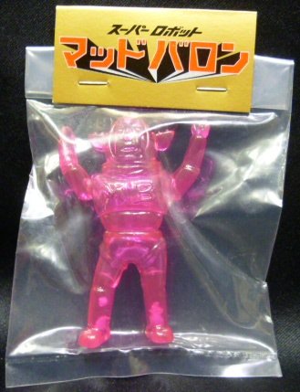 Mini Mad Baron - Clear Pink figure by Zollmen, produced by Zollmen. Packaging.