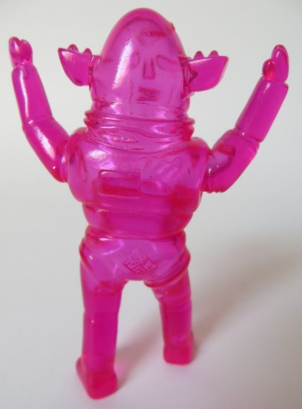 Mini Mad Baron - Clear Pink figure by Zollmen, produced by Zollmen. Back view.
