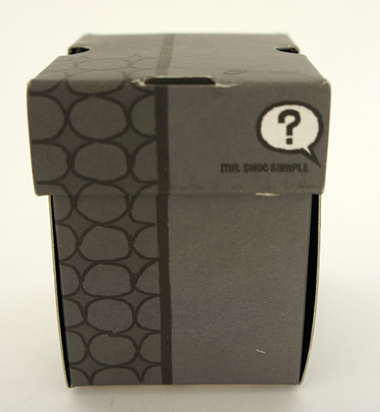 Mini Michael - Mr Shoe Sample - Black figure by Michael Lau, produced by Crazysmiles. Packaging.