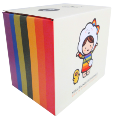 Momiji Miss Rainbow & Chicky figure by Fluffy House, produced by Momiji. Packaging.